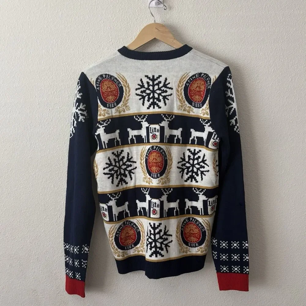 Ugly Christmas Sweater miller lite